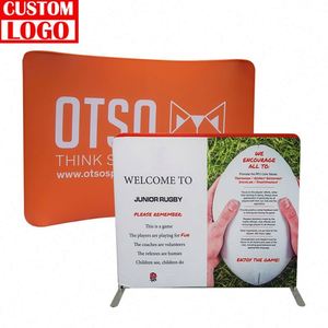 Paneles de Exhibición Personalizados con Impresión a Doble Cara, Logotipo de Marca Personalizado, Telones de Fondo de Tela Tensada - Product Image 1