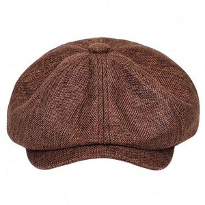 Casquette unisexe décontractée unie, style casquette plate ou béret octogonal, ajustable, polyvalente pour le sport, les fêtes et la plage - Product Image 1