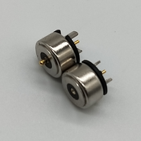 8mm 원형 2핀 자석 포고핀 커넥터 암수 세트