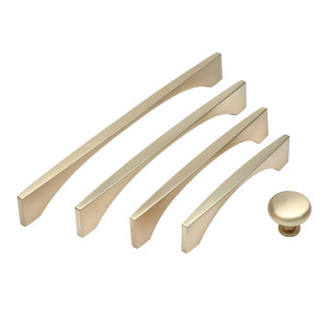 Gym Minimalist Zinc Alloy Pull Handle for Drawers for Bedroom Wardrobe Cabinet Dresser Bathroom Kitchen Use Unique Home - Product Image 1