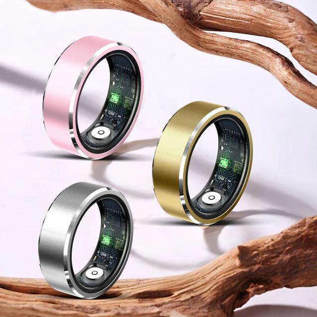 Blue R5 Smart Ring Aluminum Alloy Tracker Remote Photography Oem Sleep Tracker Smart Rings 2025 for Men and Women Android IOS