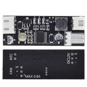 Contrôleur de vitesse PWM 12V DC pour ventilateur, régulateur de température 2-3 fils pour PC, interrupteur de contrôle de température pour ventilateur de refroidissement CPU avec alarme - Product Image 6