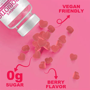 Suikervrije Prebiotica En Probiotica <span class=keywords><strong>Gummy</strong></span> <span class=keywords><strong>Candy</strong></span> Met Cranberry Ph-Balans En Spijsverteringsgezondheid Private Label Vitamines Voor Vrouwen - Product Image 6