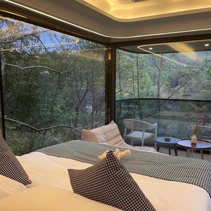 كبسولة فضائية متنقلة مسبقة الصنع من الألومنيوم من الشركة المصنعة، تتضمن غرفة معيشة وغرفة نوم ومدخل وبيت ريفي وشقة وورشة عمل وحمام - Product Image 2