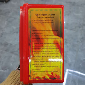 Respirator Pemadam Kebakaran Darurat TZL30 TZL60 Masker Evakuasi Kebakaran untuk Perlindungan dari Asap Kebakaran - Product Image 4
