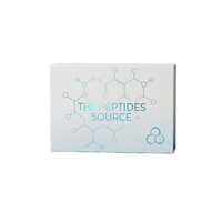 Boîte de luxe personnalisée pour peptides avec logo, boîte rigide en papier gaufré pour flacons de 10 ml, emballage de compléments alimentaires haut de gamme avec aimant