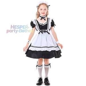 ชุดคอสตูมฮาโลวีน HP ชุดแม่บ้านสีดำขาว ชุดเด็กเซ็กซี่สำหรับเทศกาลอีสเตอร์ งานคาร์นิวัล และการแสดงบนเวที - Product Image 1