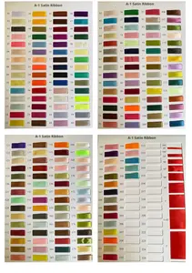 ริบบิ้นโพลีเอสเตอร์เคลือบฟอยล์สีทองสองด้าน ขนาด 4 ซม. สำหรับตกแต่งดอกกุหลาบ DIY ผ้าซาตินห่อเค้ก ริบบิ้นคริสต์มาส - Product Image 6