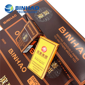 Tùy chỉnh in ấn giấy hộp xì gà 166*90 mét Kích thước góc vuông hình dạng thuốc lá bên trong gói thuốc lá bao bì - Product Image 4