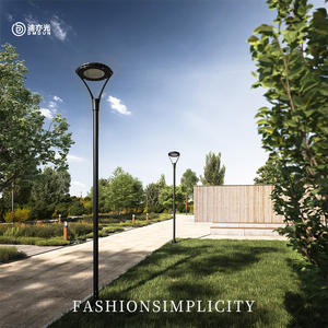 Lámpara de Jardín de Alta Potencia para Exteriores, Columna de Luz LED Impermeable, Encendido Automático, 3 Metros, para Jardín Comunitario, Villa, Proyecto de Iluminación de Calle - Product Image 2