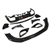 Kit carrosserie en fibre de carbone de style BS, adapté aux Mercedes-Benz S63 S65 AMG 2018-2020, mise à niveau du diffuseur avant et arrière, aileron arrière