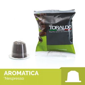 Toraldo Aromatica 100 Capsule di Caffè Compatibili con Nespresso [0,13 g/Capsula] - Product Image 1