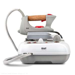Fer à repasser <span class=keywords><strong>vapeur</strong></span> domestique RAF, réglementation européenne, super puissance 2000W, plaque inférieure en aluminium poli, repassage des vêtements R1254 - Product Image 5