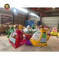 Manèges pour enfants en forme d'avion miniature pour parcs d'attractions, avion électrique rotatif pour centre commercial