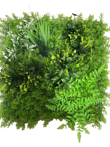 Vente en gros de fausse herbe artificielle en plastique pour décoration intérieure pour pièces extérieures Haie de mur vert Panneau de buis Plantes décoratives - Product Image 5