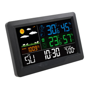 Station <span class=keywords><strong>météo</strong></span> numérique sans fil thermomètre hygromètre alarme intérieure extérieure température humidité moniteur maison Station <span class=keywords><strong>météo</strong></span> - Product Image 3