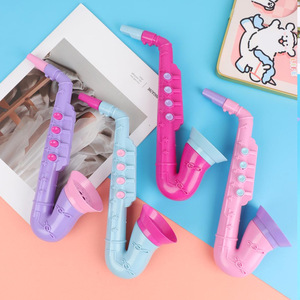 Saxophone jouet pour enfants, Instrument à vent en plastique pour enfants de 5 à 7 ans, unisexe, taille unique - Product Image 2