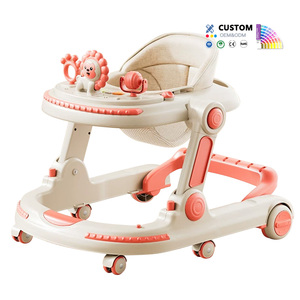 Marche-bébé évolutif 4-en-1 pliable en plastique multifonctionnel avec roues pour tout-petits – Vente en gros - Product Image 1