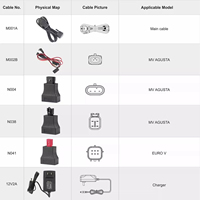 OBDSTAR IScan pour MV Agusta, outil de diagnostic intelligent pour moto, scanner portable en forme de tablette, prend en charge la suppression et la lecture des codes.