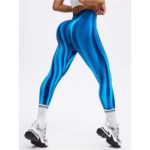 Pantolon görünmez özelleştirilmiş korkak Athleisure kızlar koşu pantolon üzerinde kat basit çok renkli çalışma Yoga tayt - Product Image 2