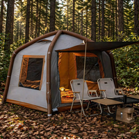Abri de camping gonflable en tissu Oxford durable, facile à installer, pour le camping en plein air et les événements extérieurs