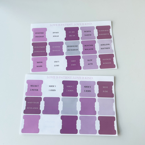 Index biblique laminé personnalisable Onglets de livre Étude biblique Fournitures de journalisation Accessoires bibliques <span class=keywords><strong>pour</strong></span> hommes et femmes - Product Image 4