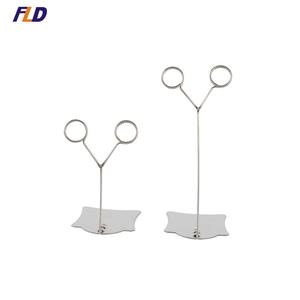 Giá để <span class=keywords><strong>menu</strong></span> bằng thép không gỉ cao cấp, dùng cho đám cưới, nhà hàng, làm giá để số bàn - Product Image 6