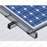 Système de support de carport solaire en aluminium imperméable à montage rapide, sans soudure