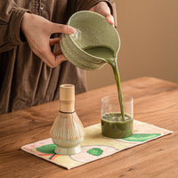 Ensemble fouet à matcha en bambou personnalisé de haute qualité, fait main, avec logo sur mesure, pour thé matcha (Chasen)