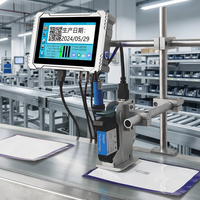 Impresora Industrial Automática de Inyección de Tinta Continua, Velocidad de 110 m por Minuto, Impresión de Número, Logotipo y Fecha en Bolsas de Papel, Cajas de Cartón y Botellas de Plástico