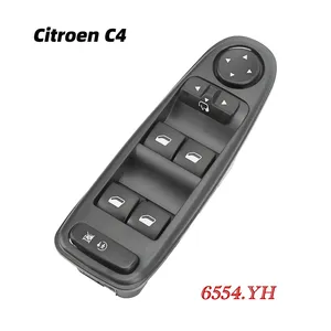 Bouton de commande de lève-vitre électrique et de rétroviseur 6554.YH 6554.QL pour Citroën <span class=keywords><strong>C4</strong></span> <span class=keywords><strong>Grand</strong></span>, <span class=keywords><strong>Picasso</strong></span> 2006 2007 2008 <span class=keywords><strong>2009</strong></span> 2010 2011-2013 - Product Image 3
