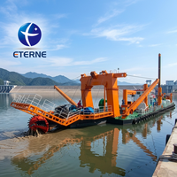 Drague aspirante Eterne de 16 pouces, 3000 m³/h, pompe modulaire, diesel, pour l'élargissement des canaux fluviaux, la lutte contre les inondations et la gestion de l'eau