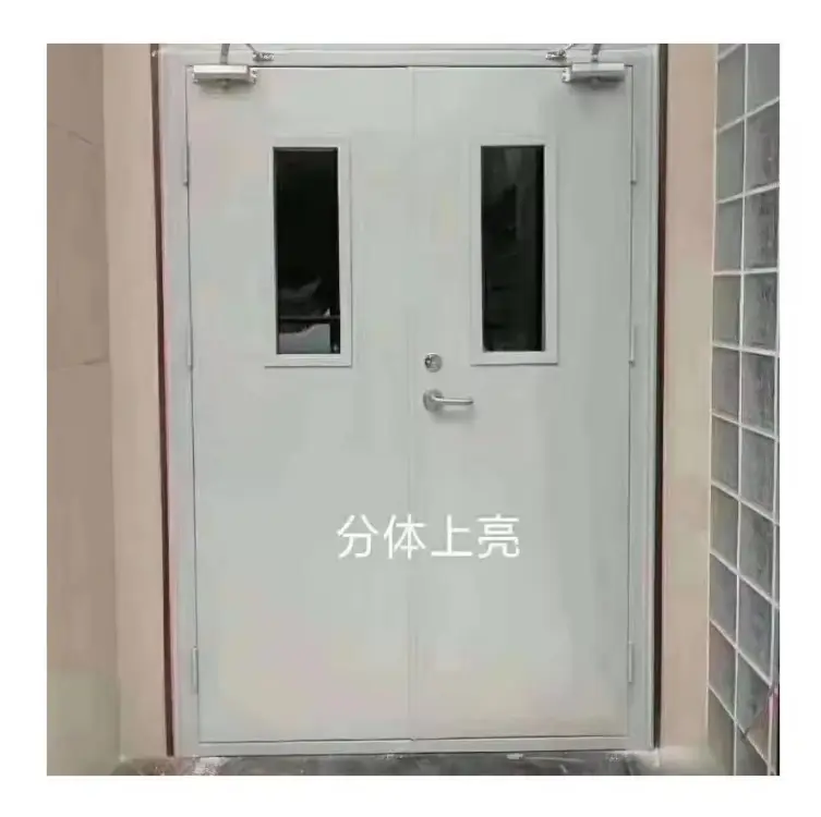 Home residential high security stainless steel fire and sound insulation impact resistant door