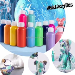 Chất Lượng Cao 60Ml Lỏng Acrylic Sơn Chất Lỏng Sáng Tạo Gấu Nhanh Chóng Làm Khô Acrylic Đổ Sơn Cho Sinh Viên Nghệ Thuật Lớp Sơn - Product Image 4