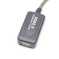 Câble d'extension répéteur actif USB 2.0 A mâle vers A femelle 10M 20M 30M, transfert haute vitesse 480 Mbps, pour ordinateur portable et PC