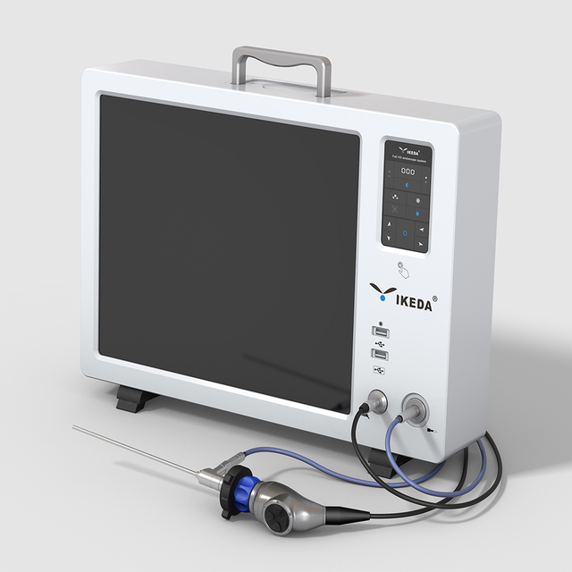 YKD-9119T Electric Fiber Optic Colposcopy/Laparoscopy/Arthroscopy Ear Endoscope 1/2.8 for CCD HD Image USB Storage Medical