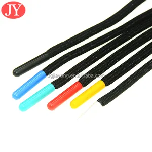 Plastic Aglet China Manufacture Wholesale High Quality ABS Plastic Shoe Lace Aglet 23mm Shiny Color Lace Tip End For Hoodie