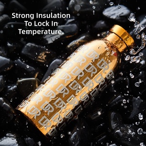 Botella de Vacío Aislada Ecológica de Acero Inoxidable 304 de Doble Pared de 500 ml con Logotipo Personalizado y Cuerda en la Tapa para Regalos Corporativos - Product Image 4