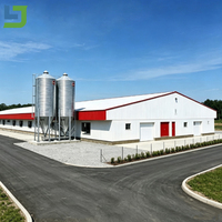 Bâtiment en structure acier préfabriqué à montage facile et économique pour poulailler, ferme avicole et enclos à poules