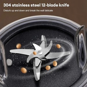 Máquina Eléctrica Doméstica de 1500ML para Leche de Soja, Licuadora Automática de Alta Potencia para Desayunos, Exprimidor de Frutas y Preparador de Pasta de Arroz - Product Image 6