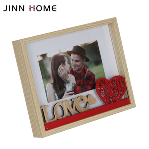 Jinn Nhà 4X6 Inches Gỗ Khung Ảnh Cho Ngày <span class=keywords><strong>Valentine</strong></span> Hình Ảnh Tưởng Niệm Cho Tình Yêu Tin Nhắn Thiết Kế Độc Đáo Hình Ảnh Khung Quà Tặng - Product Image 2