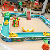 Bateau de dérive d'aventure personnalisable Sanly pour enfants, équipement de parc aquatique intérieur en fibre de verre, projet d'amusement, capacité 700, 16 places