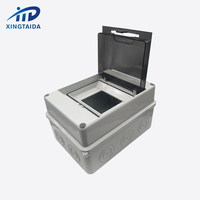 Boîtier plastique extérieur étanche IP65 ABS Interrupteur 5 voies Panneau électrique MCB Circuit Rail DIN Boîte de jonction de puissance Vialmax High