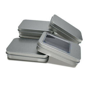 Child Proof Resistant Tinplate <b>Box</b> Custom Printed PP Metal Can Smell Proof Child Safety <b>Lock</b> Tin Container Recycled Storage - Product Image 3