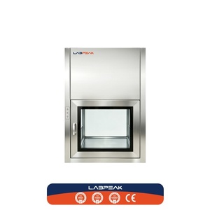 Boîte de passage à douche d'air LABPEAK avec systèmes de verrouillage électroniques et fenêtre de visualisation en verre trempé - Product Image 2