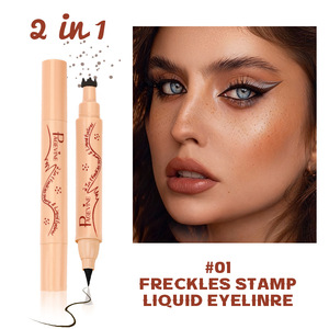 Delineador Líquido a Prueba de Agua 24 Horas, Efecto Tatuaje, Maquillaje de Ojos Preciso 2 en 1 para Salón y Uso Diario - Product Image 6