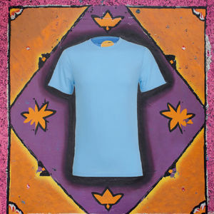 Camisetas de tela de punto de 200 gramos personalizadas del fabricante, estampado teñido liso informal en blanco muy barato para hombres - Product Image 3