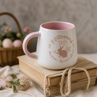 Festival de Pâques 12oz tasses à thé en grès tasses à café en céramique tasses à café personnalisables café lait thé tasses de fête pour les enfants