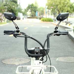 Yueli Bicycle Rearview Mirror Aluminum Alloy 22.2mm Flat Lens 360 Degree Rotate <b>Cycling</b> Equipment - Product Image 2