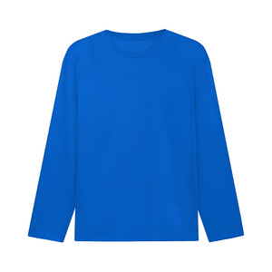 T-shirt unisexe 100% coton 240gsm de haute qualité T-shirt Baggy vierge personnalisable T-shirt à manches longues pour hommes - Product Image 5